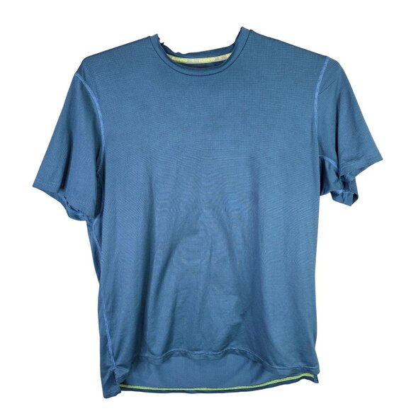 Mens Champion C9 Blue Running Active T Shirt Short Sleeve Polyester Stretch XL - Picture 1 of 7